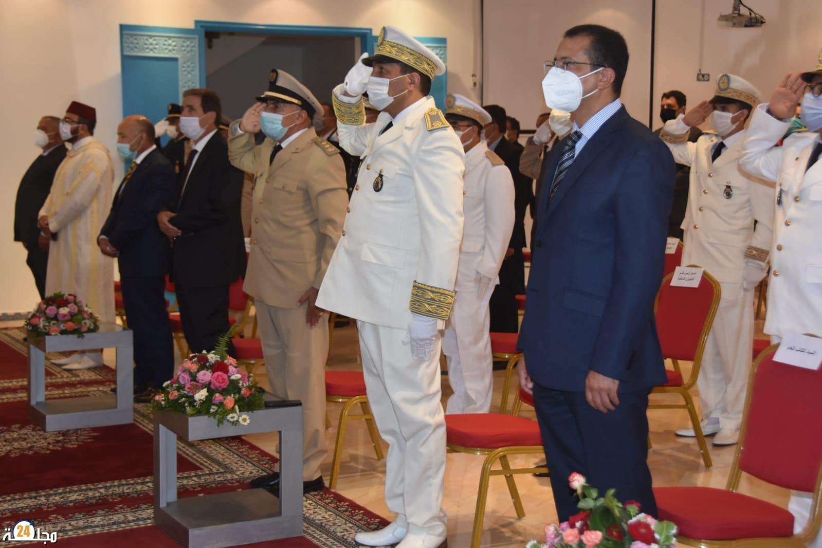 المضيق: مراسيم حفل الإنصات للخطاب الملكي بمناسبة الذكرى ال22 لعيد العرش المجيد