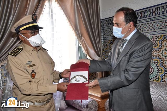 القائد الاقليمي للقوات المساعدة بتيزنيت ينتقل الى العيون