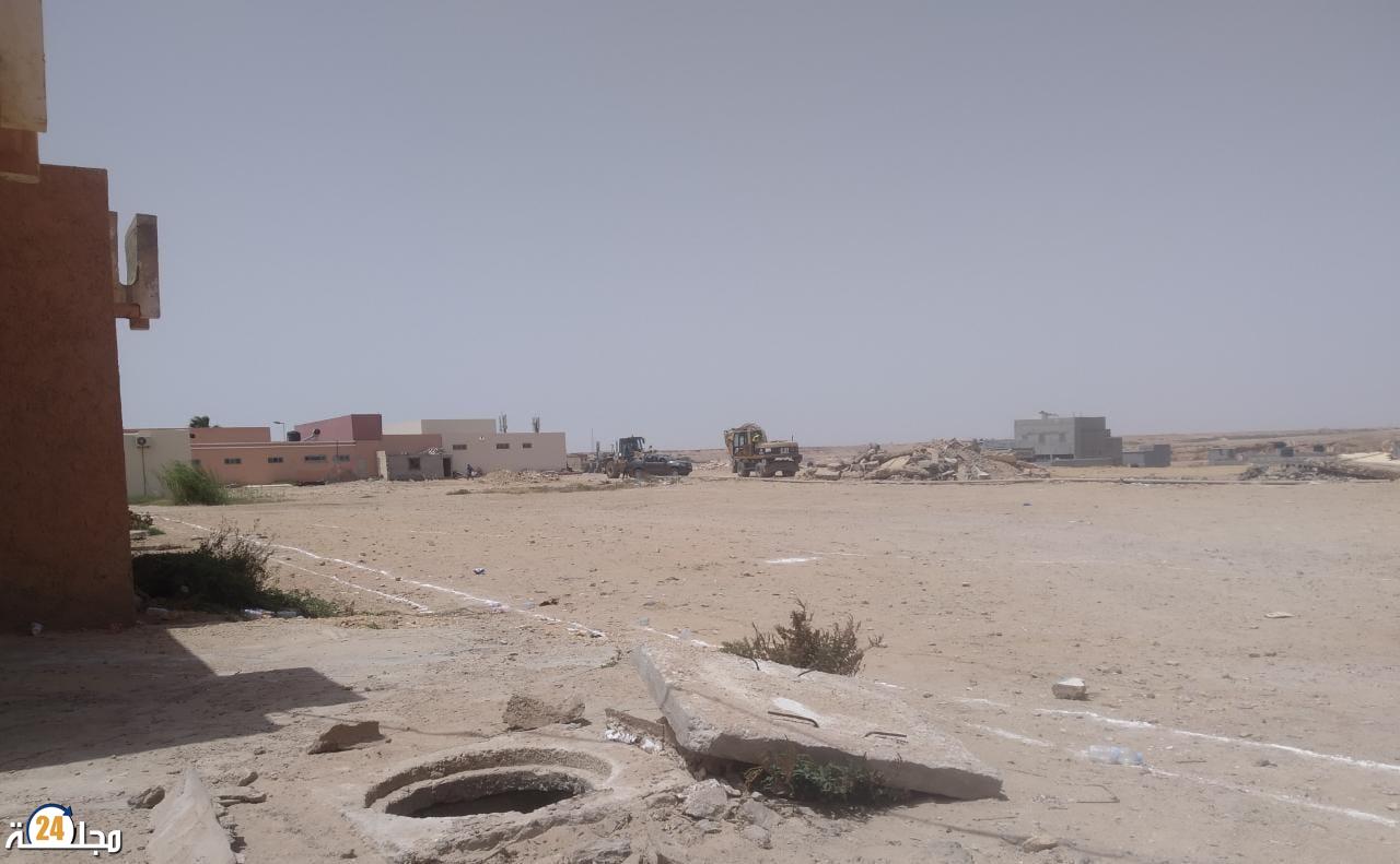 العيون…. حصري صورة لمكان و جديد بناء المستشفى الميداني الخاص بكوفيد 19