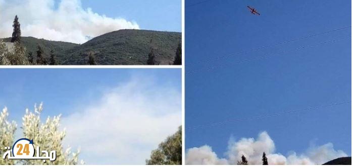 حريق غابوي يأتي على الغابات الشمالية للمملكة