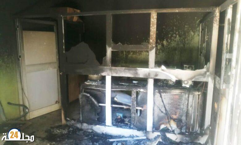 حريق مهول في المحكمة الابتدائية بمكناس