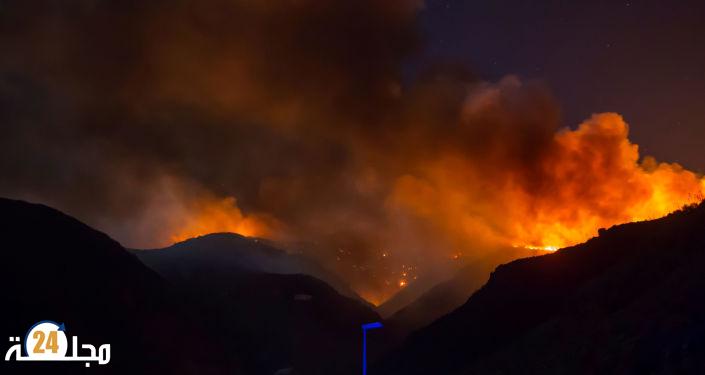 اندلاع حريق جديد في غابات أنطاليا التركية