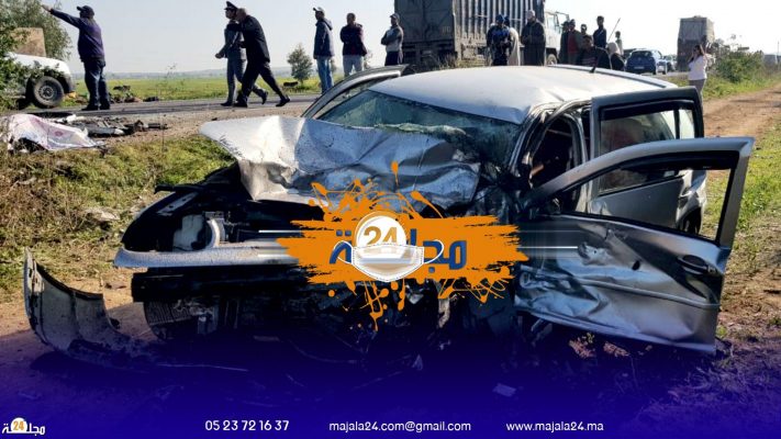 مصرع خمسة أئمة في حادت مروع بالمصور راسو إقليم الجديدة.