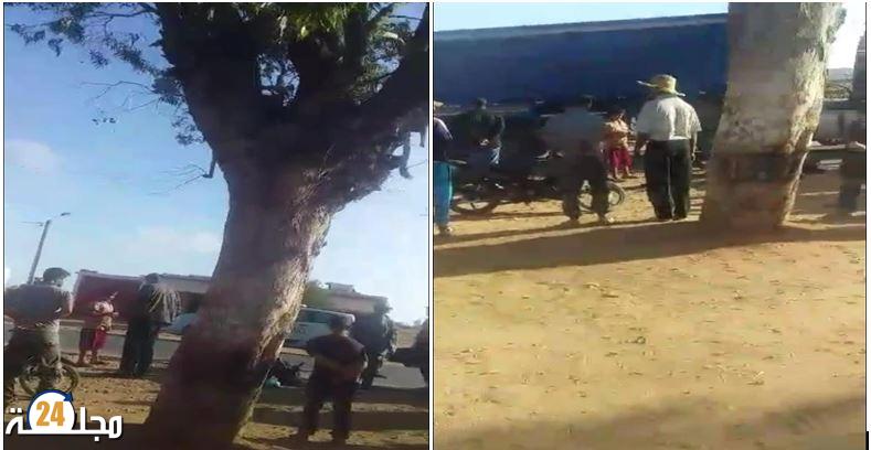 حادثة سير ضواحي الجديدة ترسل شخصا الى قسم المستعجلات