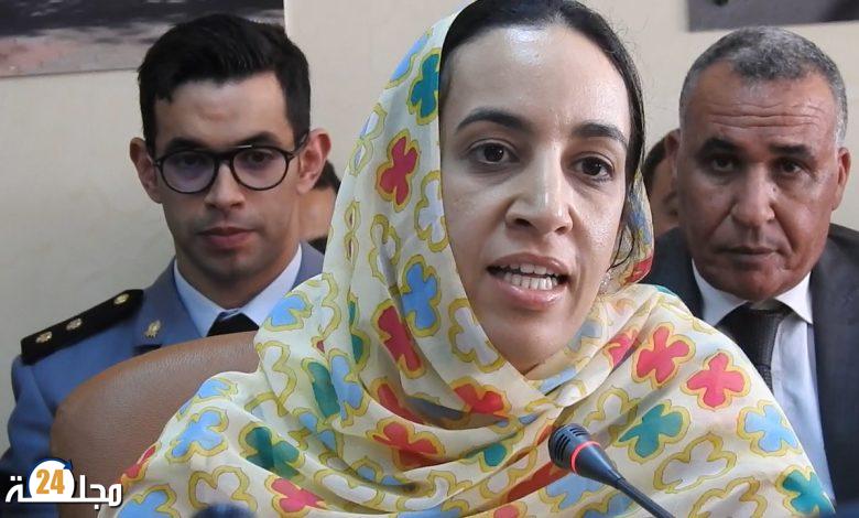 المصوتون على رئيسة جهة كلميم واد نون مباركة بوعيدة