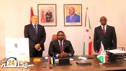 تنصيب القنصل العام لبوروندي بالعيون