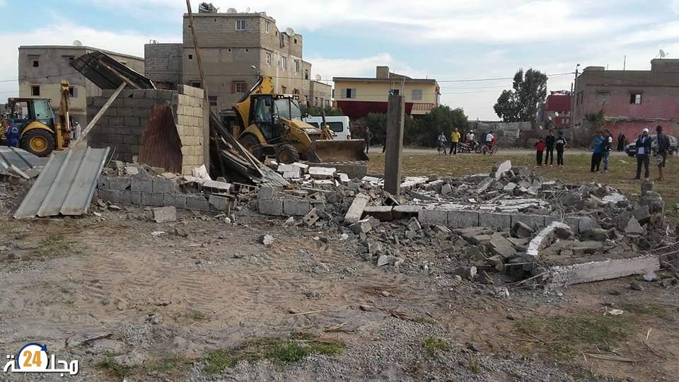 الهدم يطال عشرات التجزئات السرية بجماعة الصفاء باشتوكة