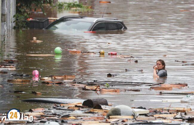 الأمطار تتسبب في غرق مستشفى ووفاة 16 مريضاً