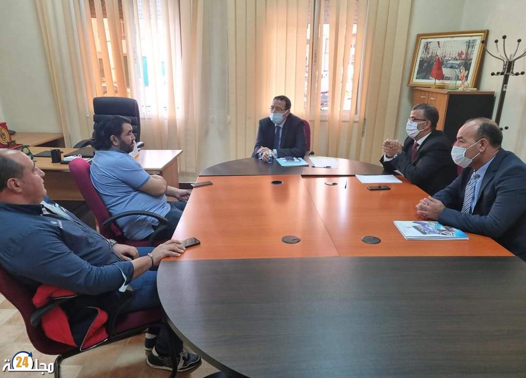 البكوري و الغازي يتدارسان وضعية فريق المغرب التطواني و أفاقه المستقبلية