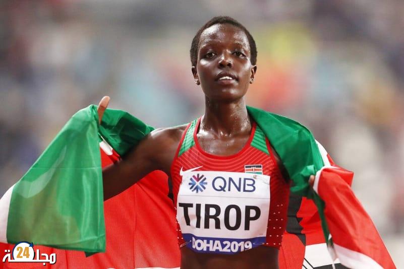 العثور على العداءة الكينية أغنيس تيروب مقتولة بطعنات سكين