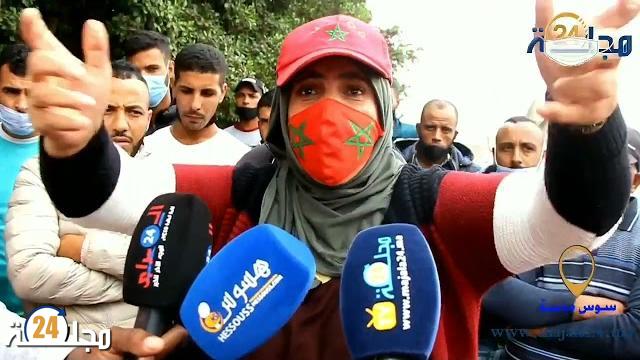 بالفيديو…مولات البيجو.. حنى ولينا خايفين بحال الا هازين الحشيش كاعيا على الوضعية بسبب منعها من نقل عمال