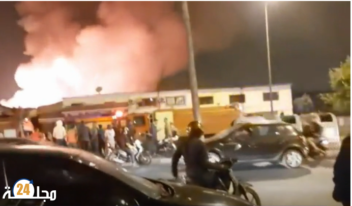 السيطرة على حريق بسوق “القريعة” بالدار البيضاء