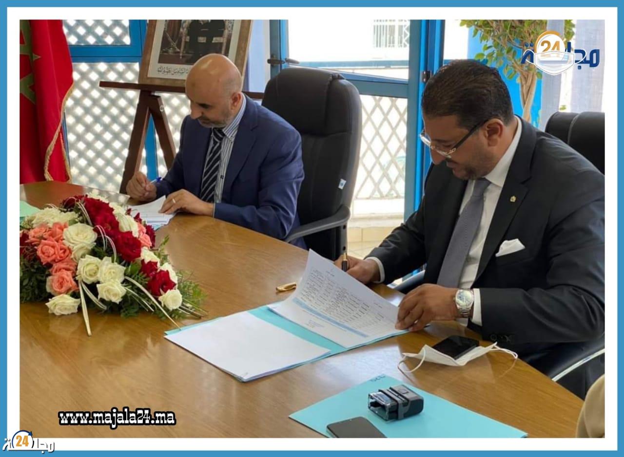 تسليم السلط بين المرابط و حلحول لرئاسة مجلس عمالة المضيق الفنيدق