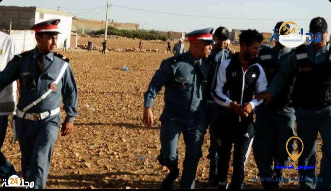 درك اشتوكة ينهي مغامرة مروج للمخدرات