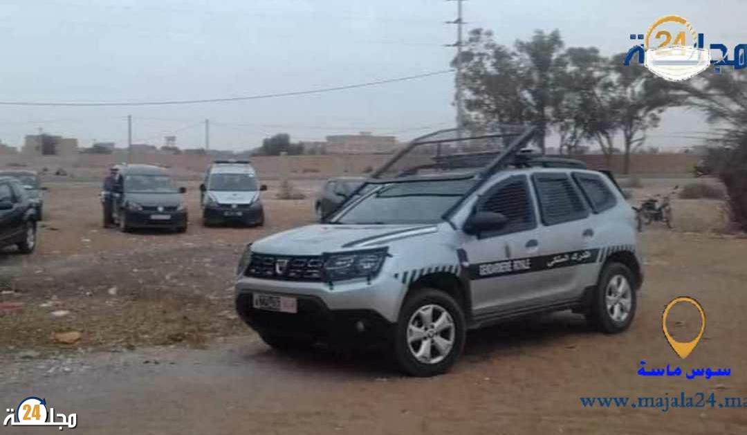 فخ أمني لدرك بيوكرى يسقط شخص بايت وݣمار ضواحي اشتوكة