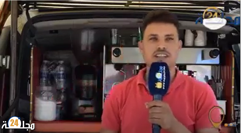 بالفيديو…مبادرة شاب كيبيع القهوة في سيارته لاقت صدى طيب بمنطقة وزان