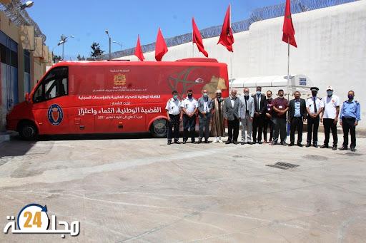 القافلة الوطنية حول الصحراء المغربية بالمؤسسات السجنية تحل بمدينة العيون