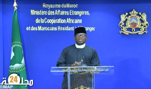 السيد أديوي يشيد بالدور الرئيسي للمغرب في دعم إصلاح مفوضية الاتحاد الإفريقي للشؤون السياسية والسلم والأمن