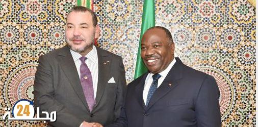 جلالة الملك يستقبل رئيس الجمهورية الغابونية