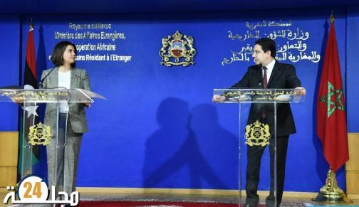 بوريطة يجري اتصالا هاتفيا مع وزيرة الخارجية والتعاون الدولي لدولة ليبيا