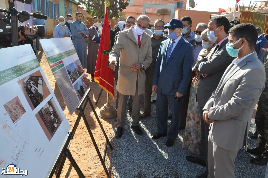عامل إقليم سيدي إفني يشرف على تدشين وإعطاء الانطلاقة لعدة مشاريع تنموية