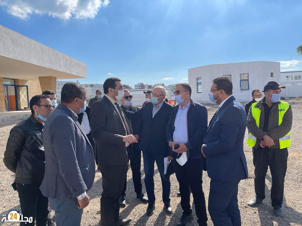 عامل عمالة المضيق الفنيدق يدعو إلى تسريع أشغال المستشفى النهاري بمرتيل