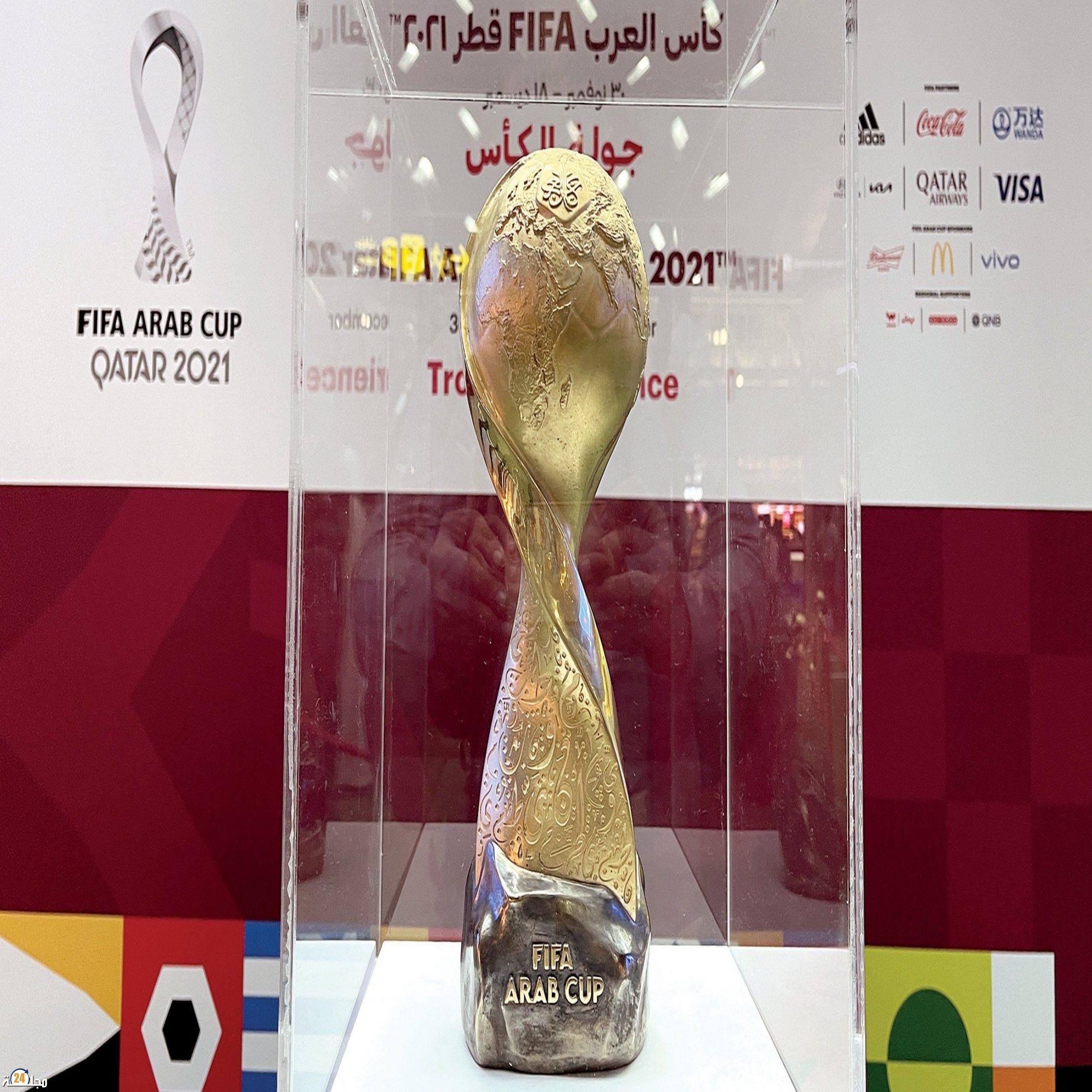 الدوحة .. مجسم ” كأس مونديال العرب ” يبرز خريطة العالم العربي وثقافته ودلالاتها