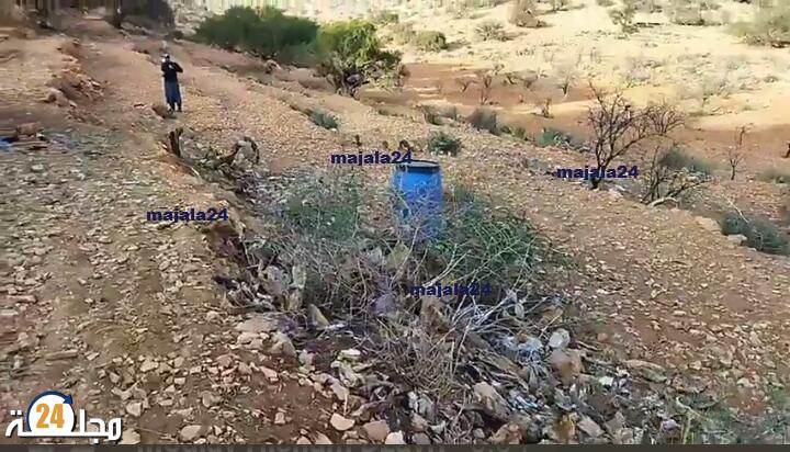 جثة شخص داخل ” برميل ” تستنفر درك تارودانت