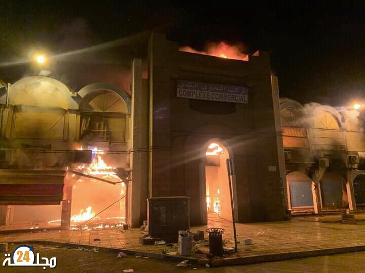 حريق مهول يستنفر السلطات في الناظور