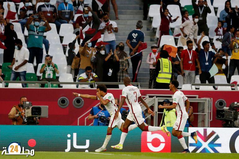 كأس العرب .. قطر أول المتأهلين لربع النهائي بفوز قاتل على عمان بهدف عكسي