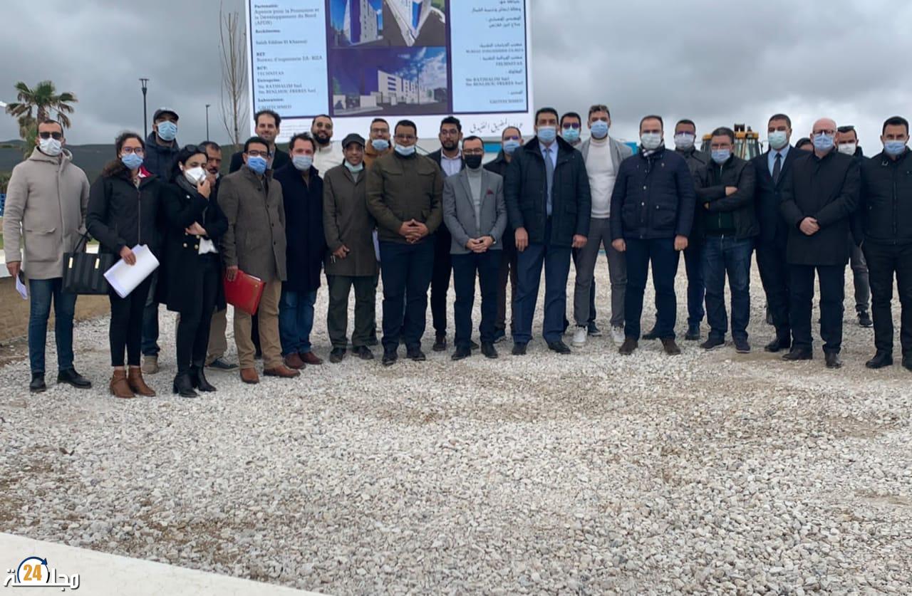عامل عمالة المضيق الفنيدق في زيارة للمنطقة الصناعية بحيضرة