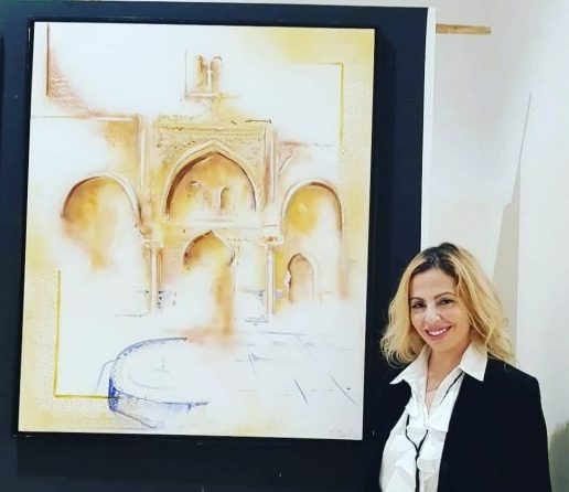 الفنانة كاميليا الزرقاني تشارك في معرض inspiration بالدار البيضاء