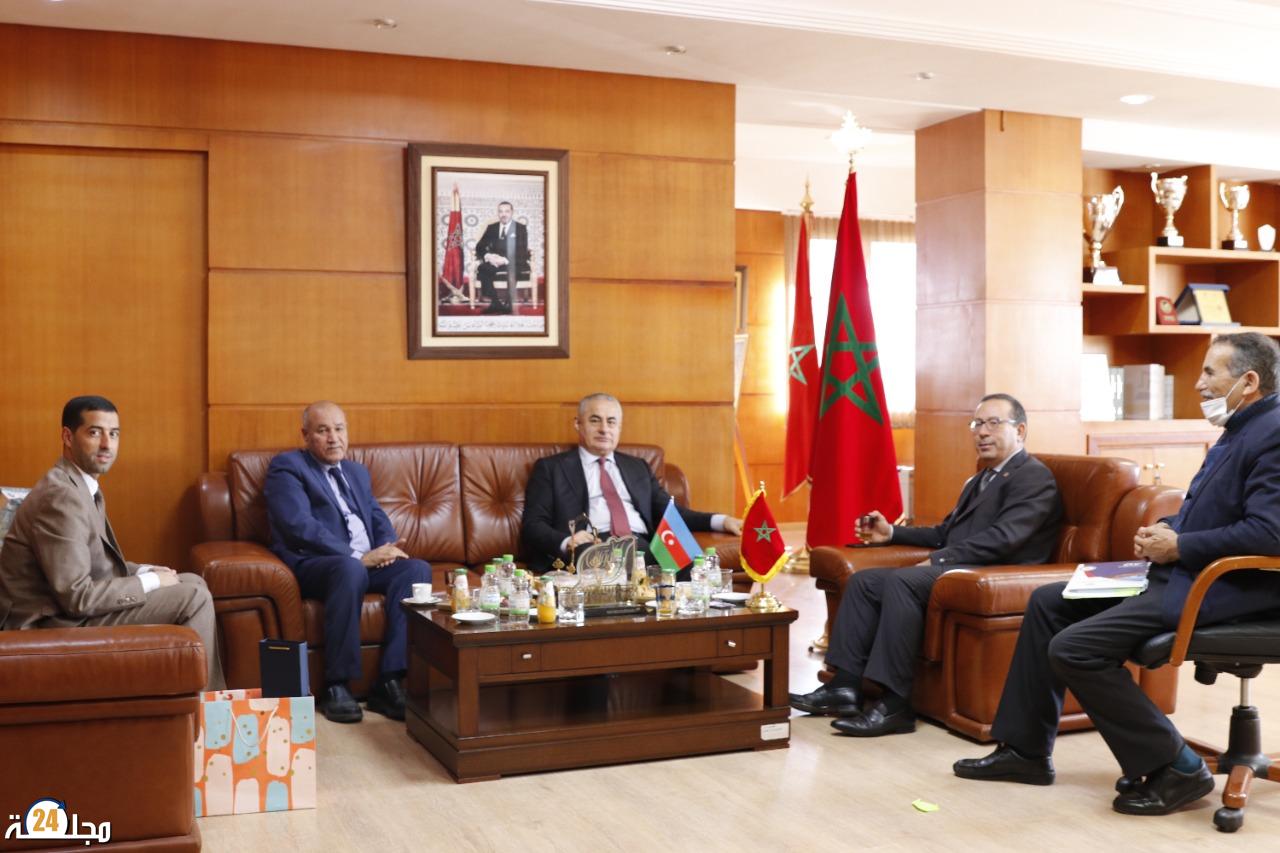 زيارة سعادة سفير أذربيحان المعتمد بالرباط لجامعة سيدي محمد بن عبد الله بفاس