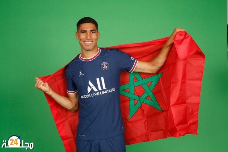 حكيمي ضمن التشكيلة المثالية لمنتخب القارة السمراء 2021