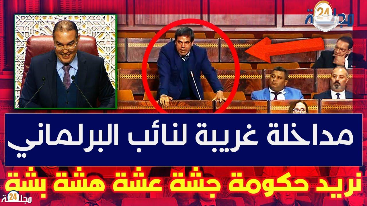 بالفيديو..نائب برلماني: نريد حكومة جشة عشة هشة بشة لا نريد حكومة كشة مشة نشة‎‎