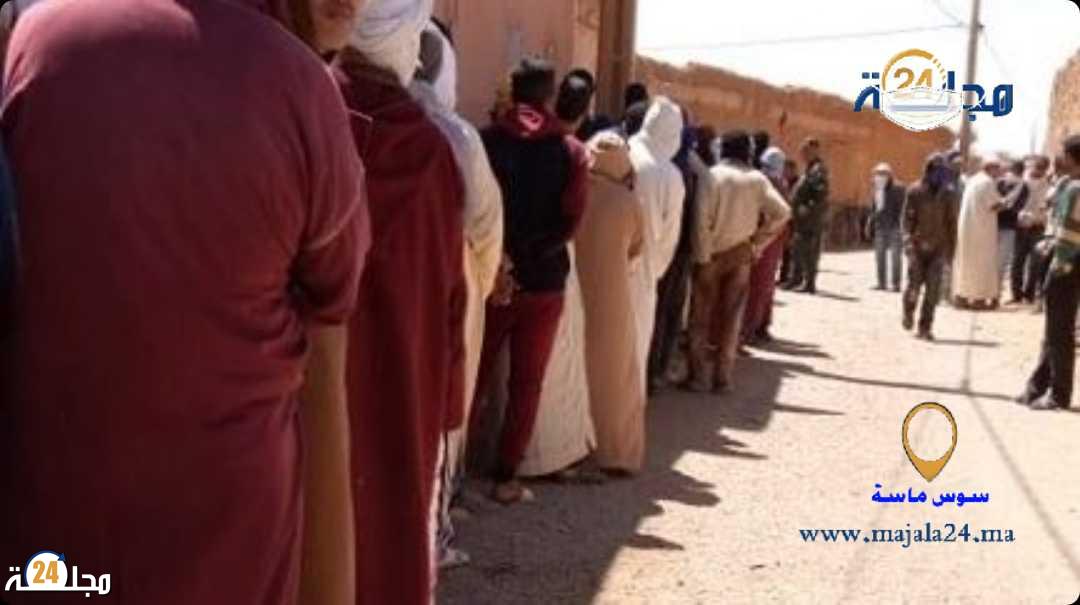 جواز التلقيح مقابل الحصول على “خنشة”من الدقيق المدعم بسوس