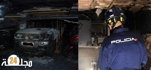 توقيف شاب أضرم النار في 30 سيارة بمليلية