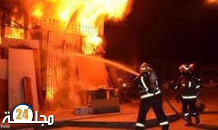 النيران تلتهم السوق الأسبوعي بأولاد تايمة