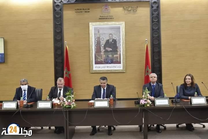 عبد اللطيف وهبي  يشرف على تنصيب مدير الشؤون المدنية بنسالم أوديجا