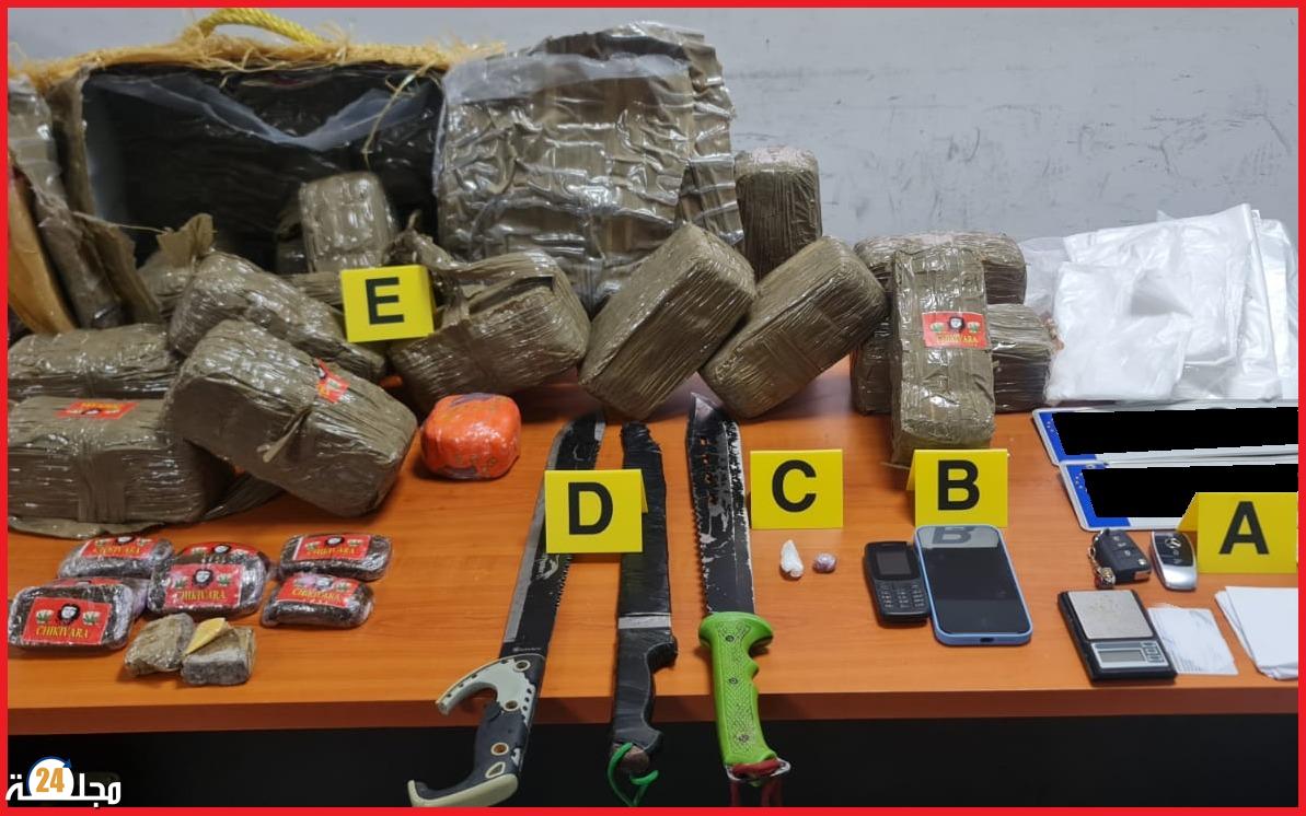 بتنسيق مع الديستي أمن تطوان يطيح بجانحين متلبسين