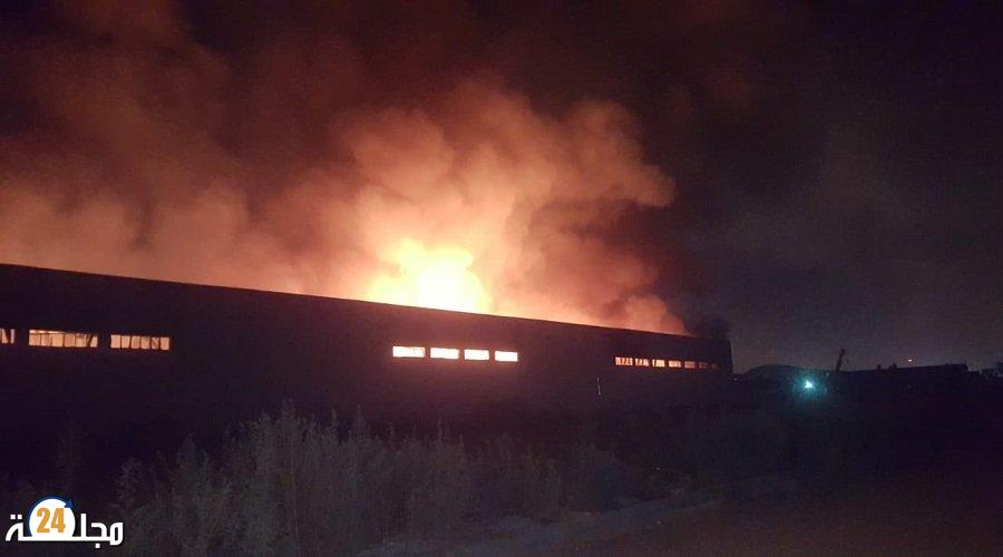 البيضاء: احتراق مستودع صناعي والوقاية المدنية تنجح في احتواء الحريق