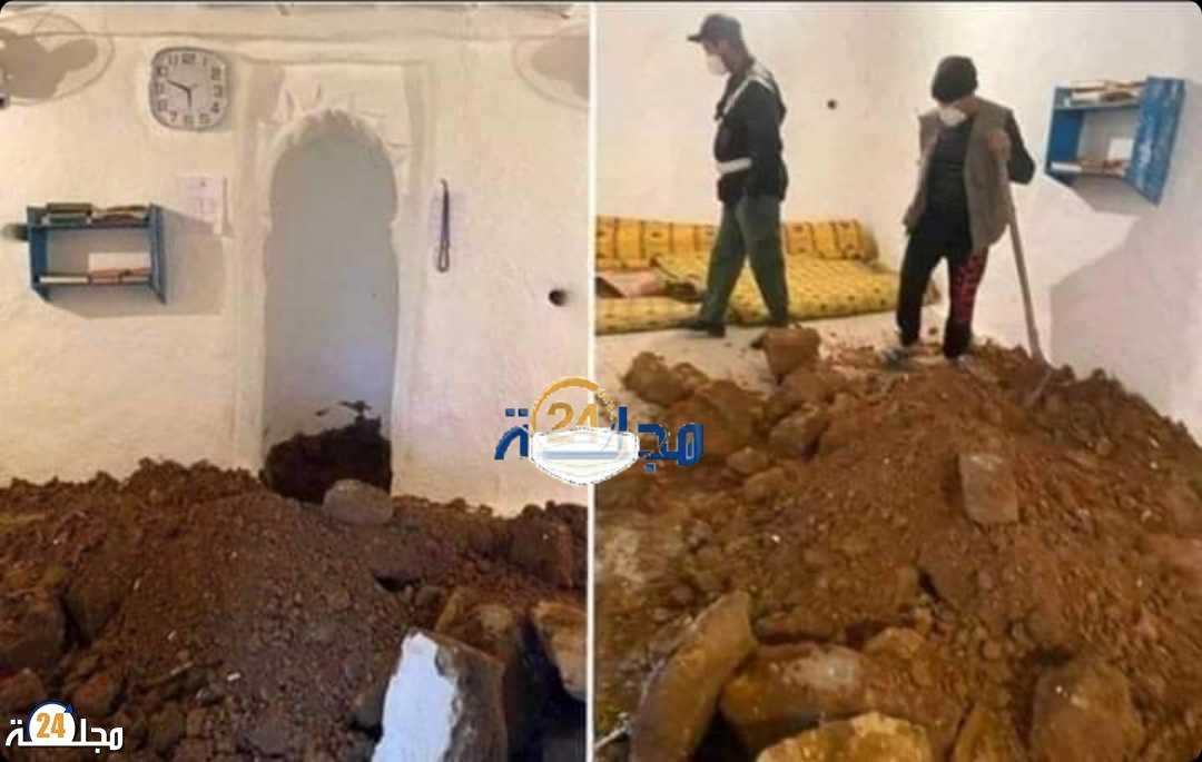 الدرك يعتقل ثلاثة أشخاص خربوا مسجد لإستخراج كنز
