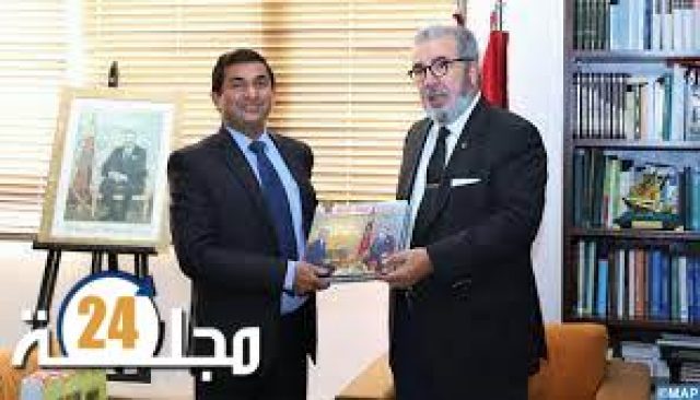 المدير العام لوكالة المغرب العربي للأنباء يتباحث مع سفير الهند بالرباط