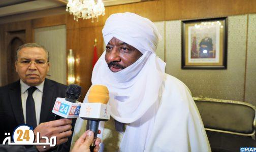 الخليفة العام للطريقة التيجانية بجمهورية نيجيريا الاتحادية يقوم بزيارة للمملكة