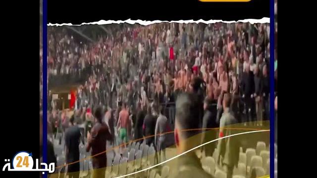 بالفيديو…هدا ما وقع بين بدر هاري والبولندي جوسيك في غلوري 80