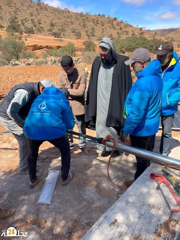 تجهيز بئر الكرم بدوار توفكنيت