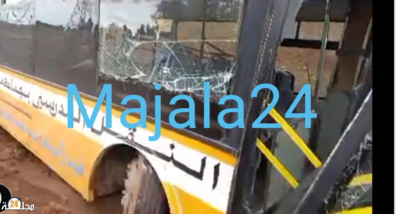 الجديدة… بالصور انقلاب حافلة لنقل التلاميذ و إصابة 35 تلميذا بجروح متفاوتة الخطورة