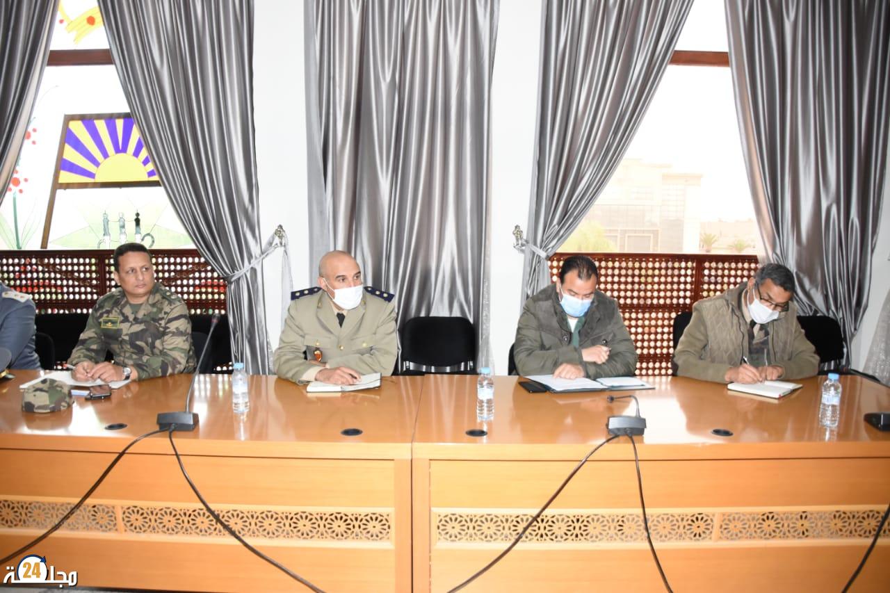 إجتماع حول عمليات تموين السوق و مراقبة اسعار السلع خلال شهر رمضان المبارك 1443 ه 2022 .