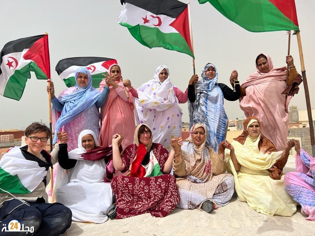 انقسام في الوفد الامريكي بمنزل سلطانة خيا ببوجدور 