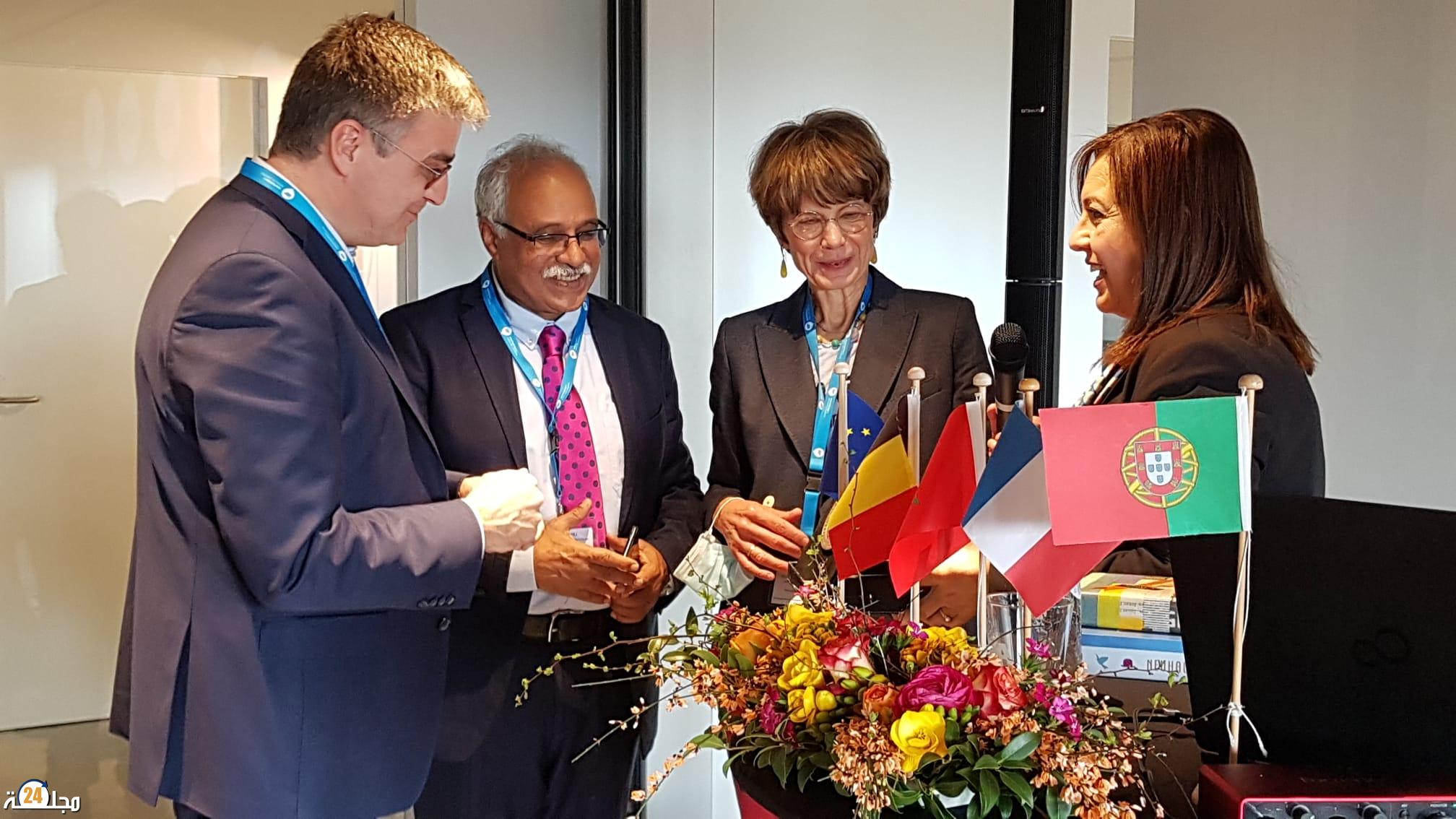 رئيسة جامعة الحسن الأول بسطات تترأس لقاءا في إطار مشروع ICFAL بجامعة HELLANUX البلجيكية